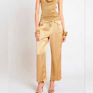 Elie Tahari Washed Satin Pant